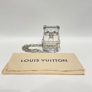 Louis Vuitton Monogram Transparent Plexiglass Trunk Box Sku#85952 (Gently Used)